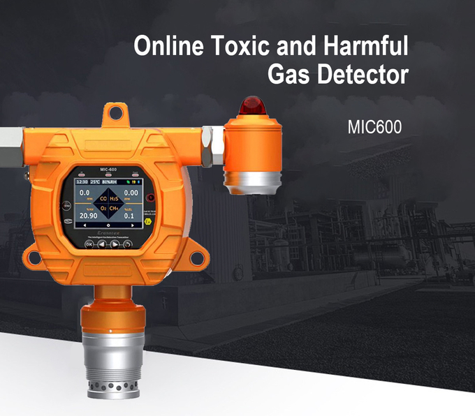 El VOC en línea MIC600 fijó el sensor industrial 0 del Pid de la detección de escape del detector de gas