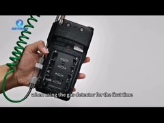 Instalación de las baterías para el detector de gas del PDA de XP3318P