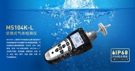 IP68 Protection Portable Gas Detector with Built-in Pump Suction and 8 Key-button Operation for Single Gas Leak Detection